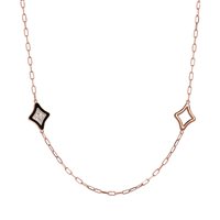 Halskette Bronzallure Dame in  Metall-Legierung WSBZ02210.BLK-CZ - WSBZ02210.BLK-CZ